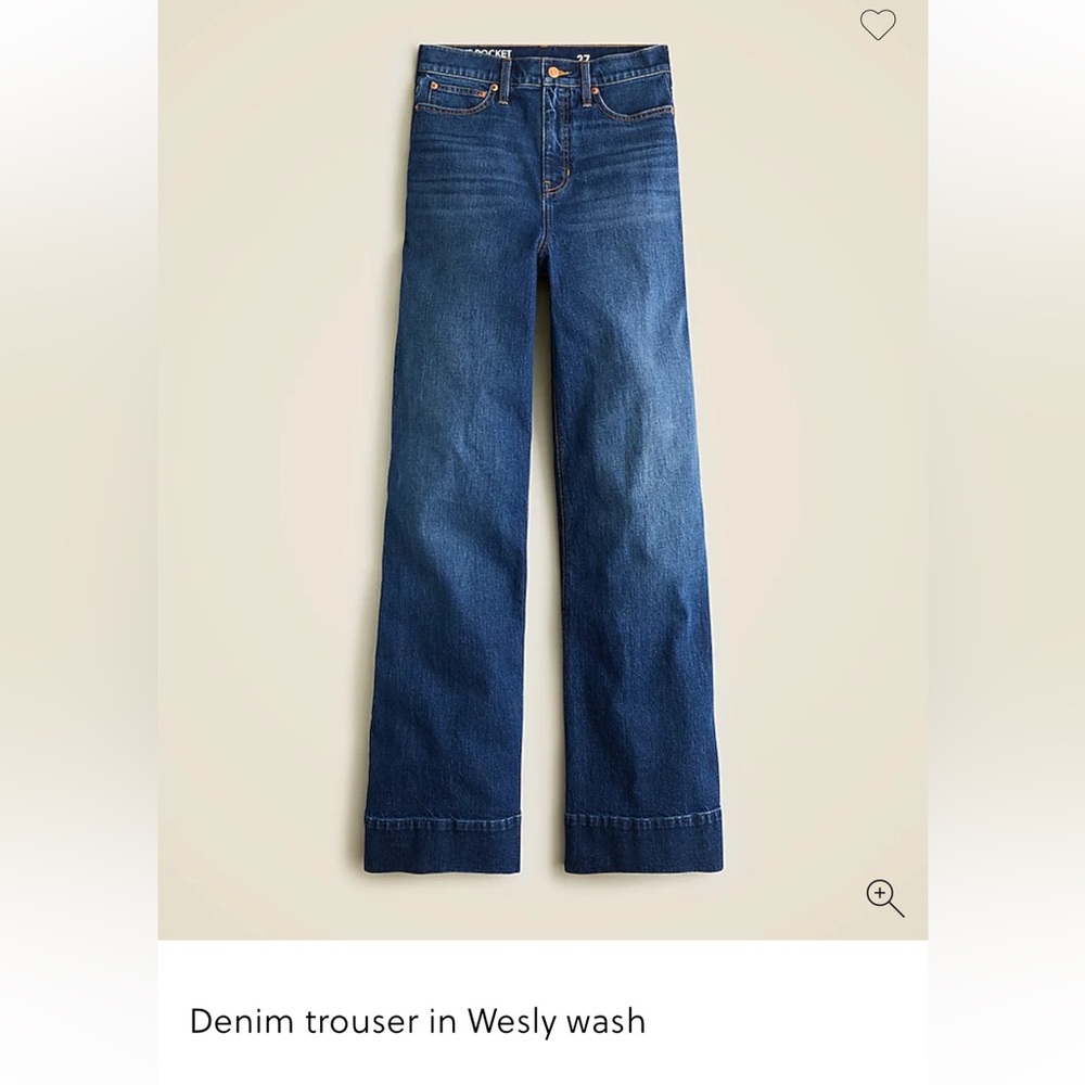 J. Crew Blue Flare & Wide Leg Jeans - Picture 3 of 11